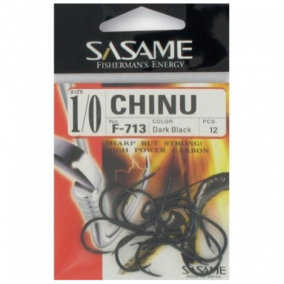 ANZUELO SASAME CHINU DARK BLACK