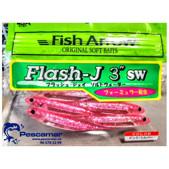 VINILO DARTING FISH ARROW FLASH-J 3"
