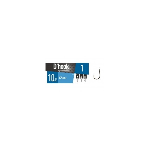 ANZUELOS DAIWA D HOOK CHINU 10 UNIDADES