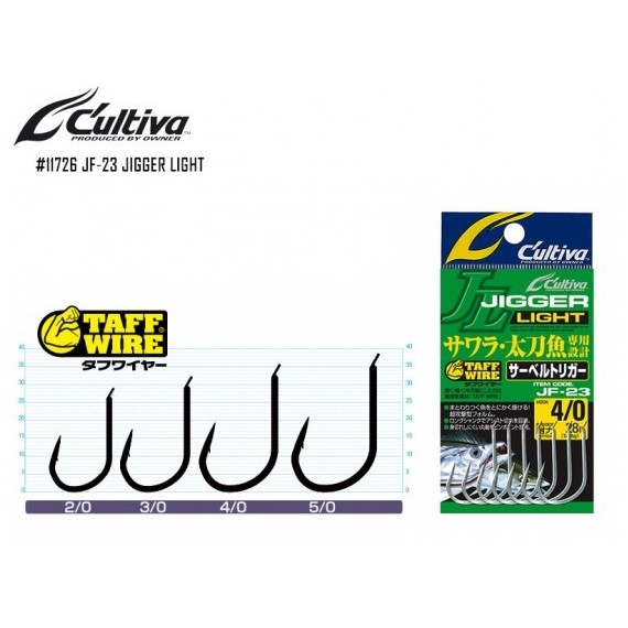 ANZUELO OWNER 11726 JF-23 TAFF WIRE