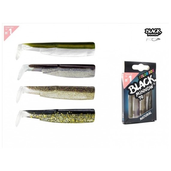 BLACK MINNOW 70 COLOR BOX NATURAL