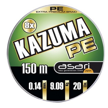 HILO TRENZADO ASARI KAZUMA 8X 150MT