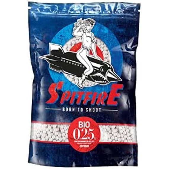 BOLAS AIRSOF SPITFIRE 1 KG BIO 0.25 GR
