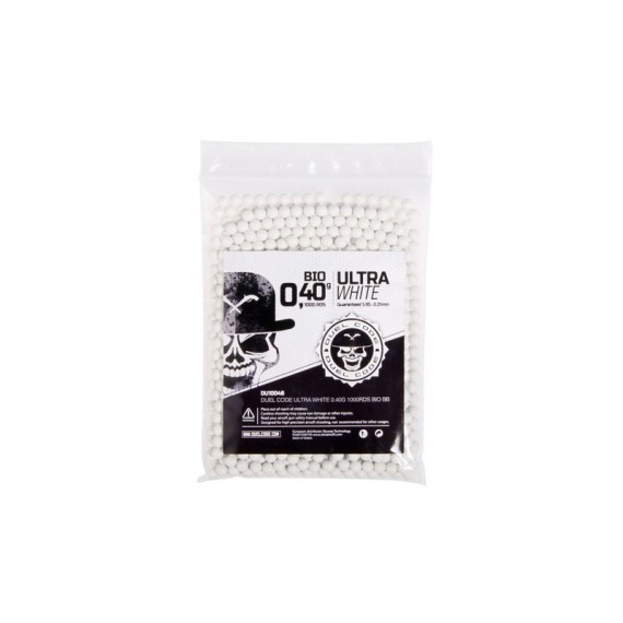 BOLAS AIRSOF DUEL ULTRA WHITE BIO 0.40 G