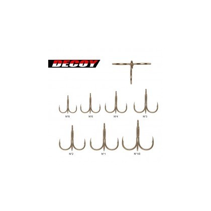 ANZUELO TRIPLE DECOY TS-21 6 UNIDADES