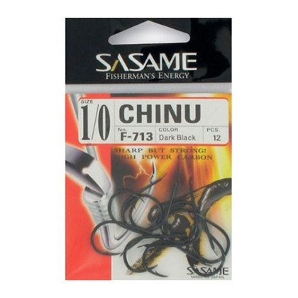 ANZUELO SASAME CHINU DARK BLACK