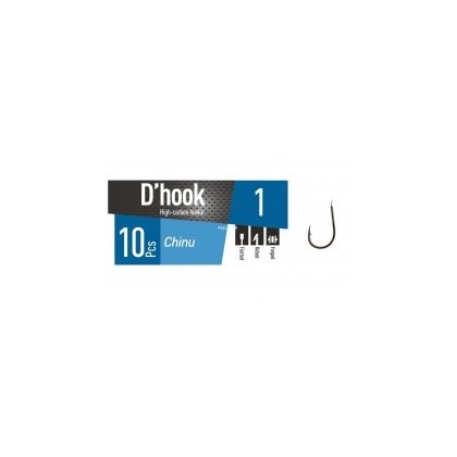 ANZUELOS DAIWA D HOOK CHINU 10 UNIDADES