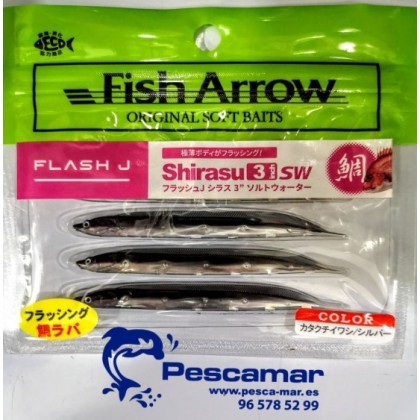 VINILO FISH ARROW FLASH J SHIRASU 3 CL