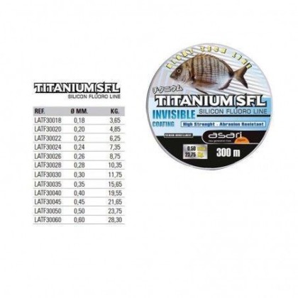 HILO ASARI TITANIUM SFL SILICON 300 MT