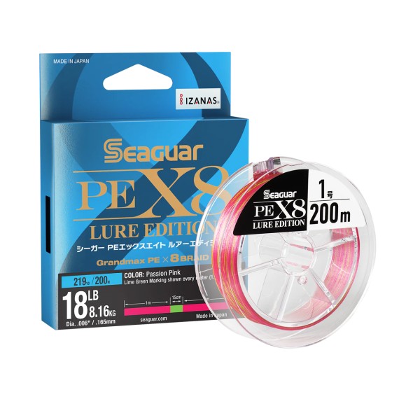 HILO TRENZADO SEAGUAR LURE EDITION 200 MT