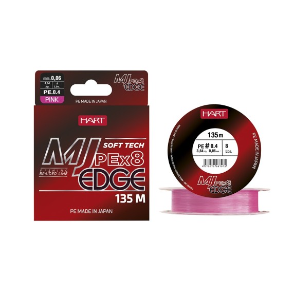 HILO TRENZADO HART MJ EDGE 275 MT FLUO