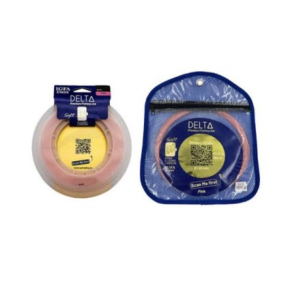 HILO FLUOROCARBON DELTA PINK 50 MTS
